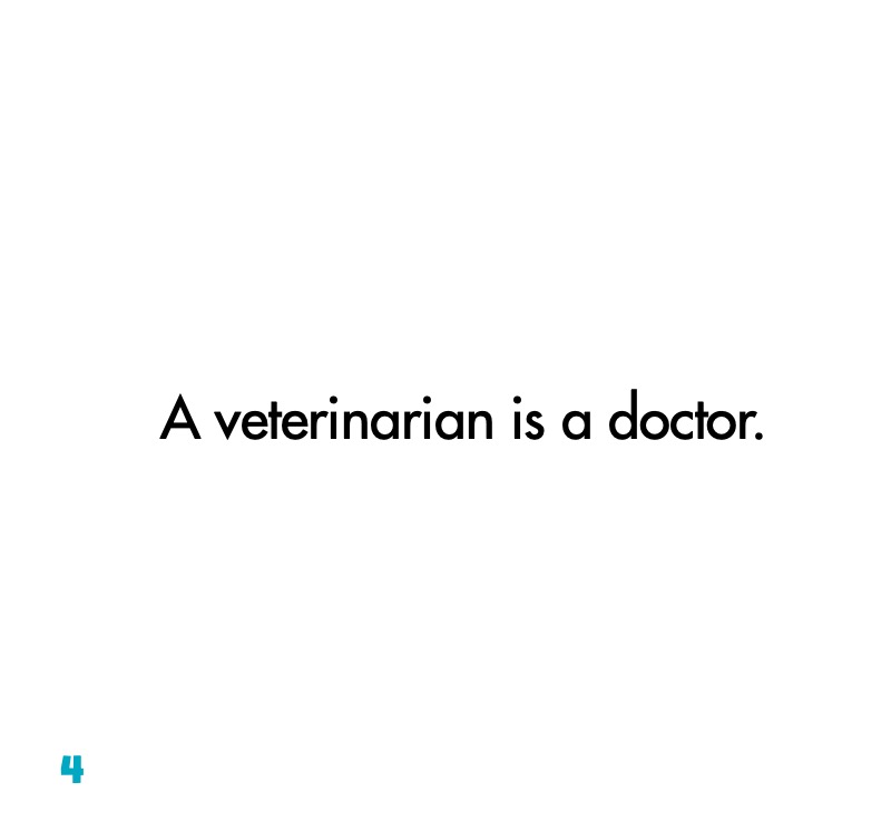 I Can Be a Veterinarian — page 1