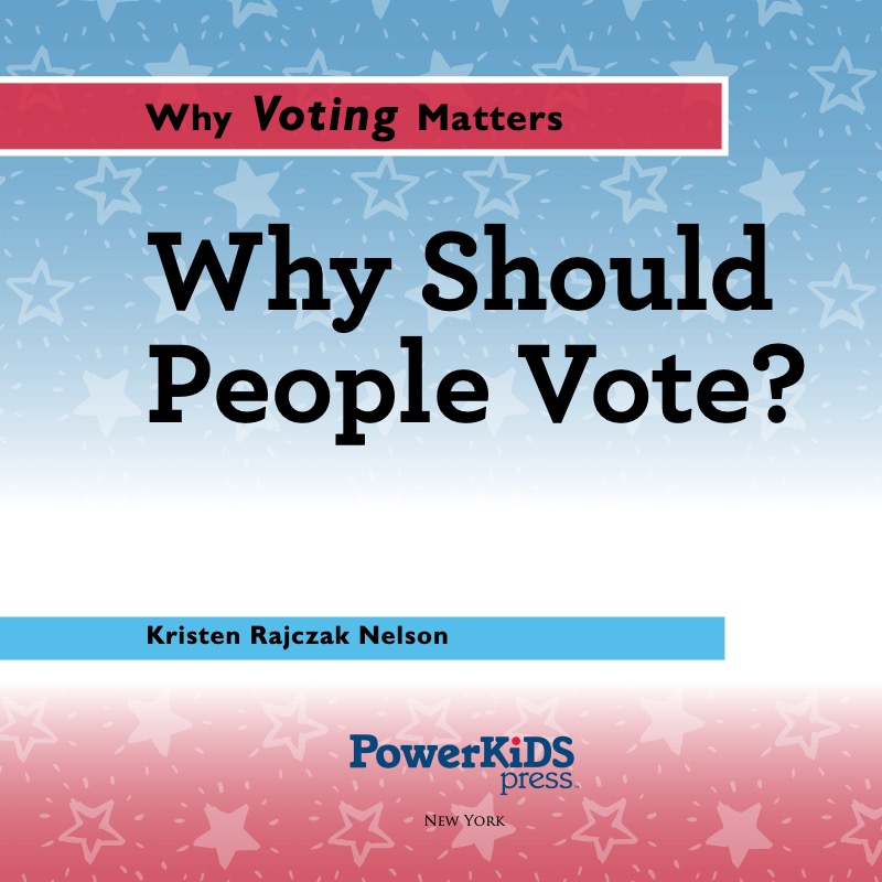 Why Should People Vote? book cover