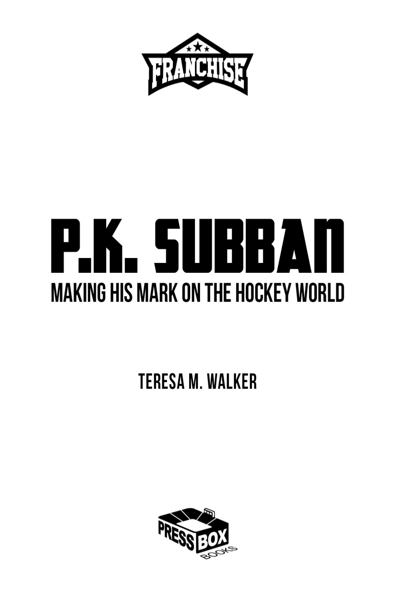 P.K. Subban: Making his Mark on the Hockey World book cover