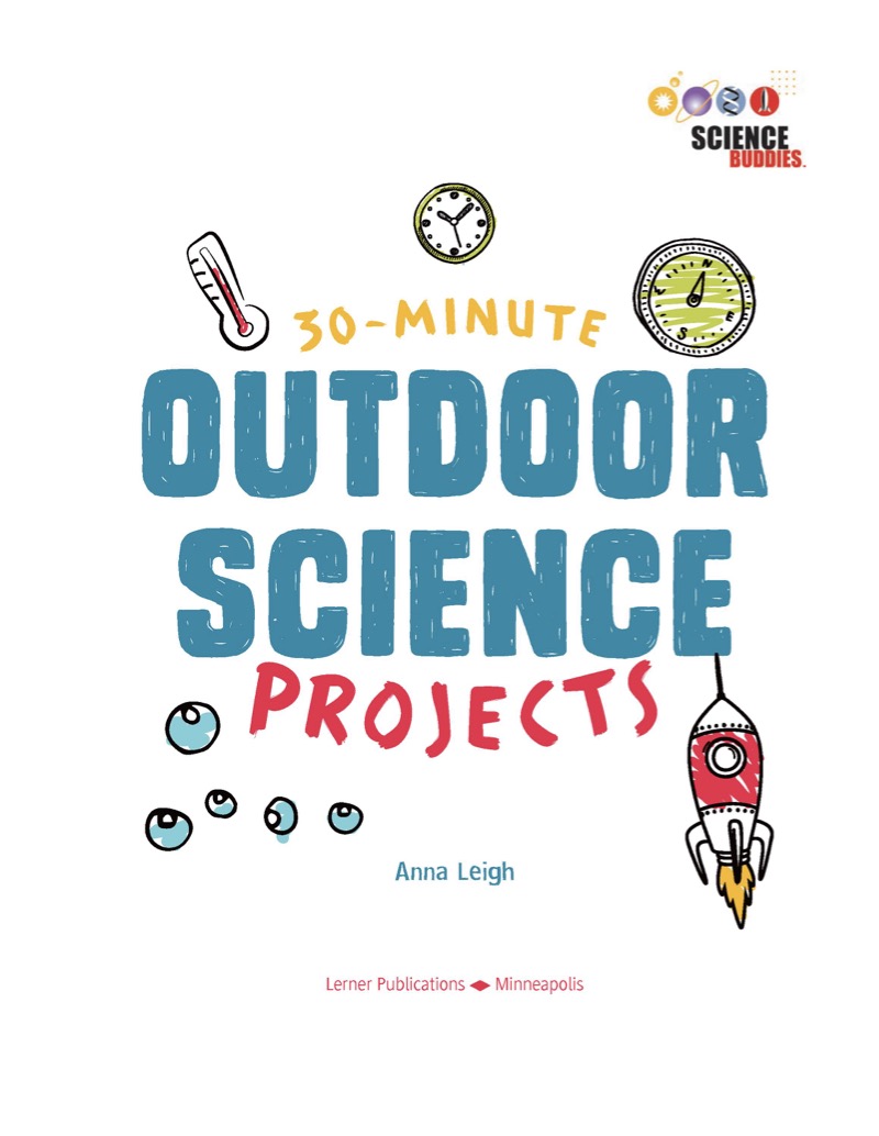 30-Minute Outdoor Science Projects book cover