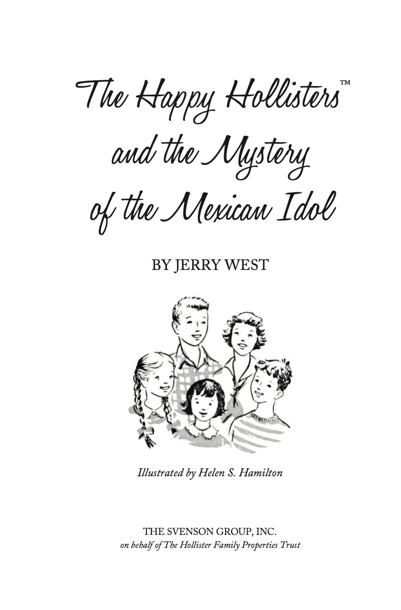 The Happy Hollisters and the Mystery of the Mexican Idol book cover
