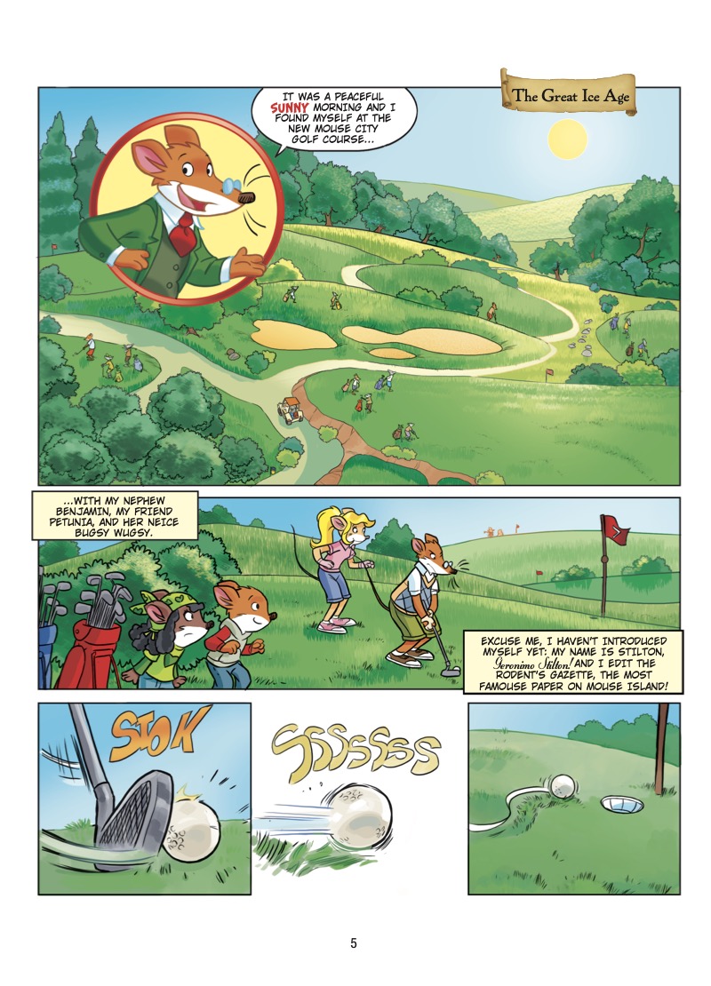 Geronimo Stilton Graphic Novel #5: The Great Ice Age — page 1