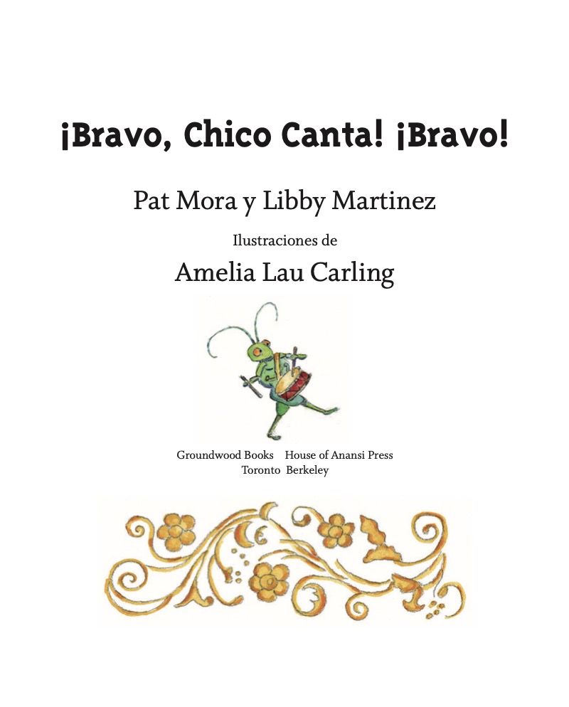 Bravo, Chico Canta! Bravo! (Spanish Edition) book cover