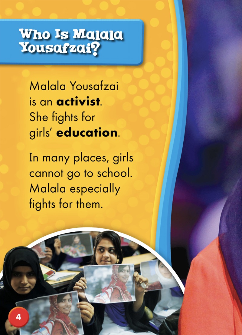 Malala Yousafzai: Education Activist — page 1
