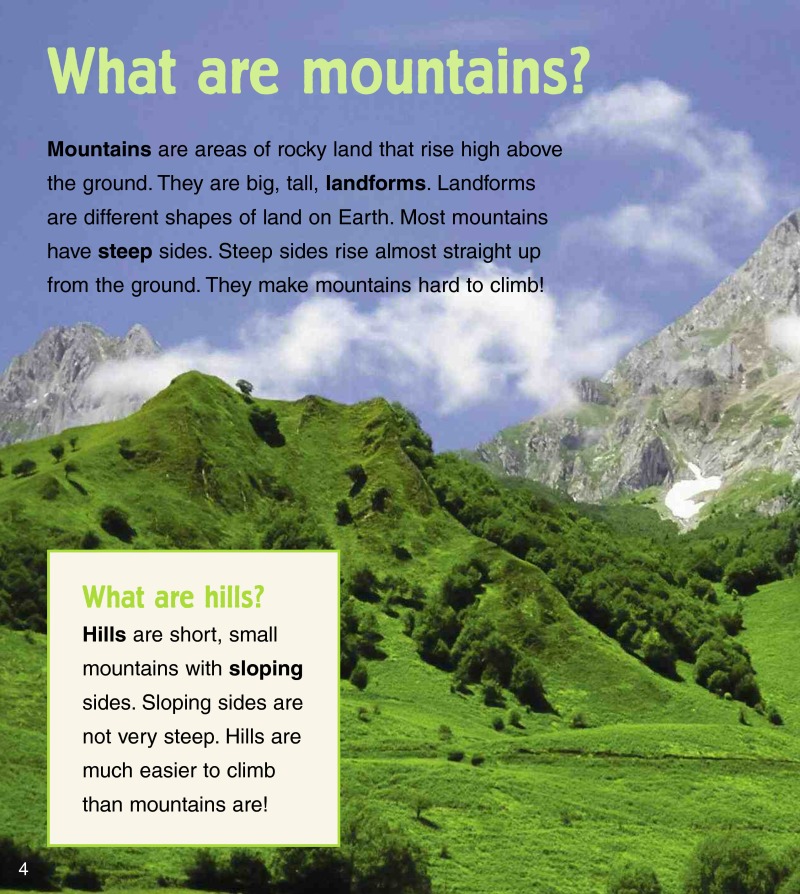 Earth's Mountains — page 1