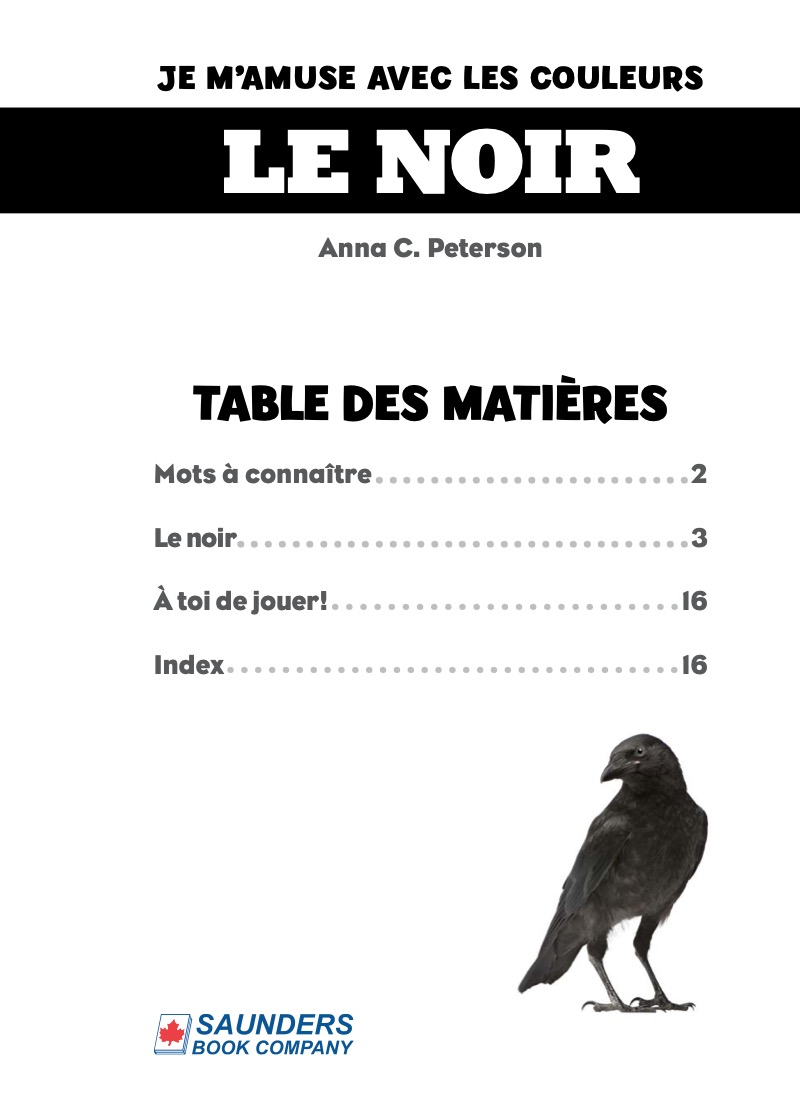 Le noir (Black) book cover