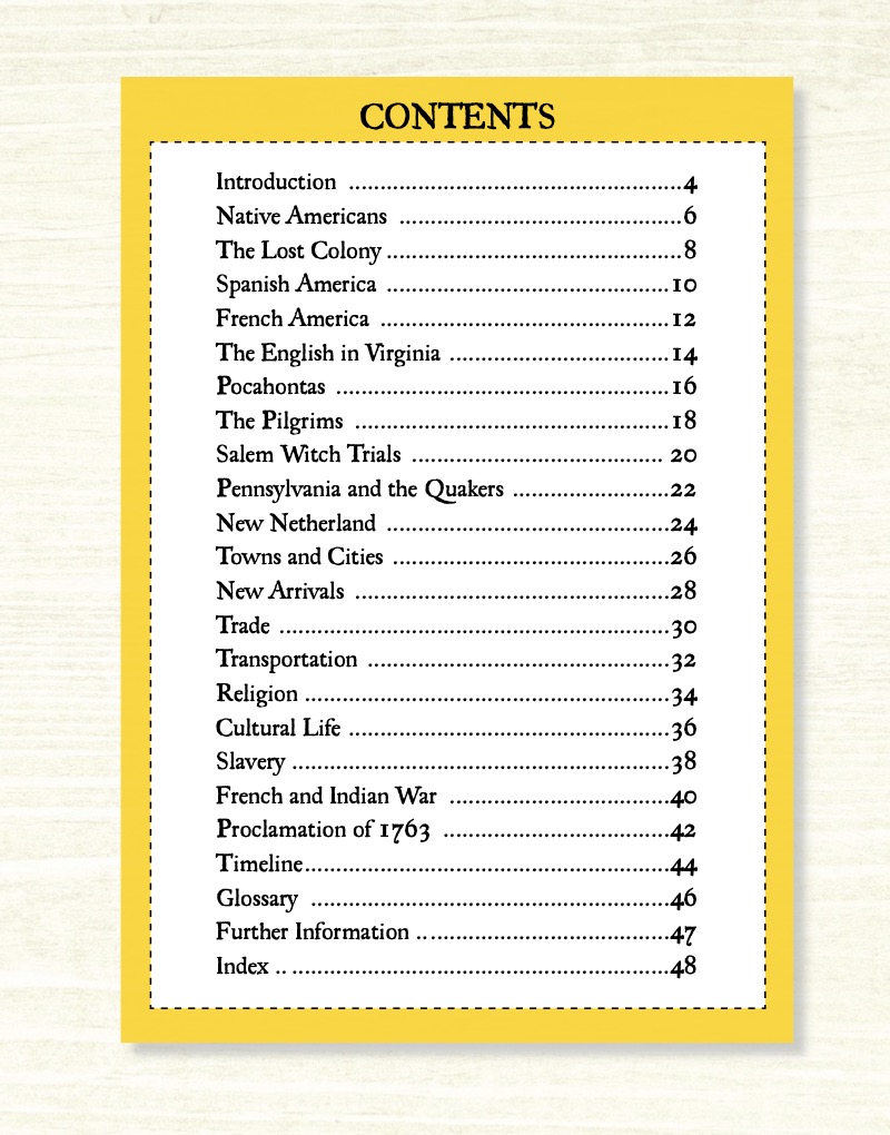 Colonial America — page 1