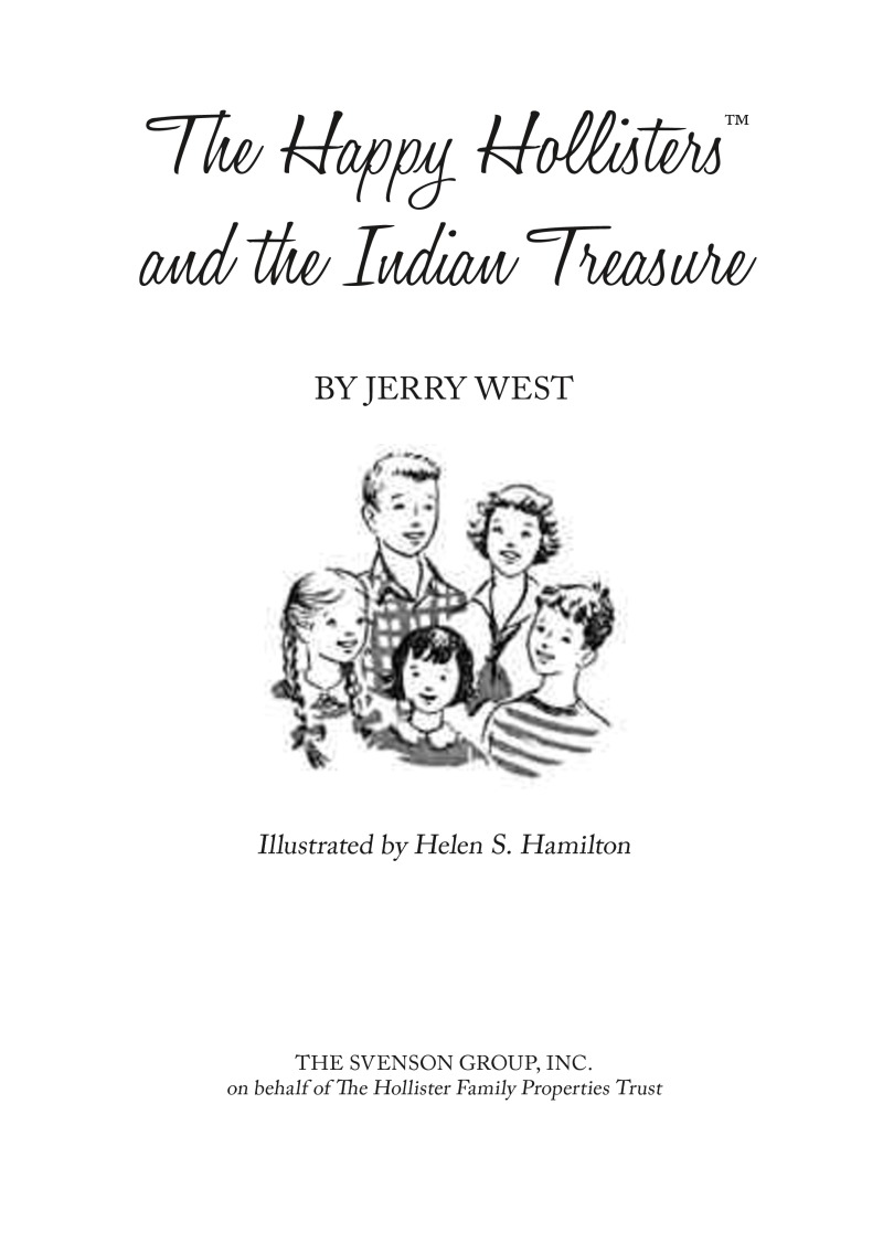 The Happy Hollisters and the Indian Treasure book cover