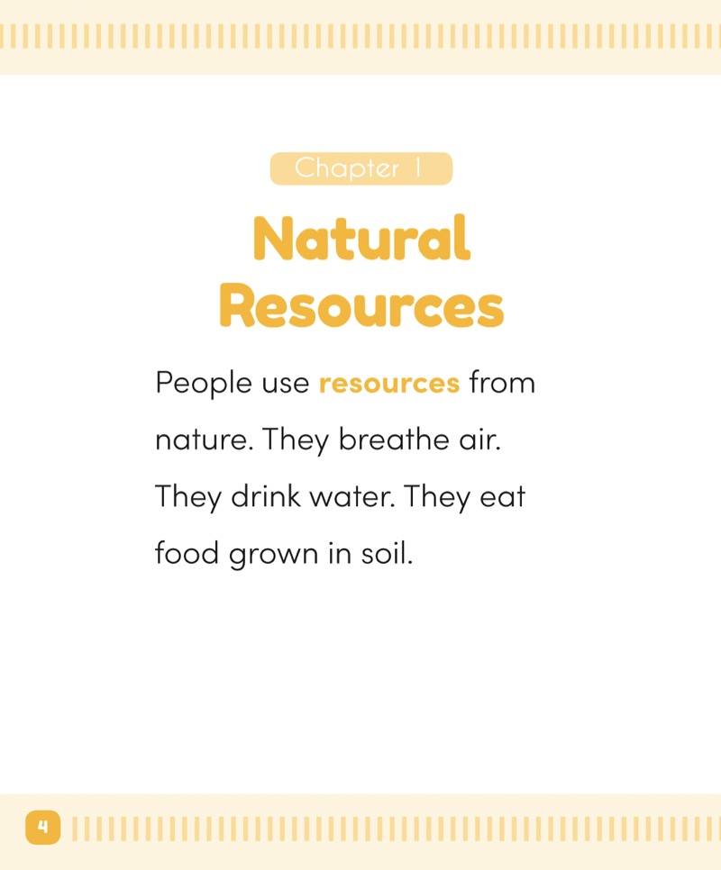 Community Economics: Conserving Resources — page 1