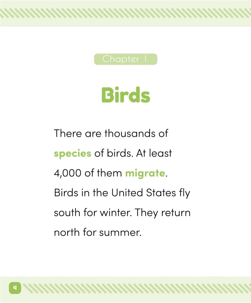 Science Questions: Why Do Birds Fly South for Winter? — page 1