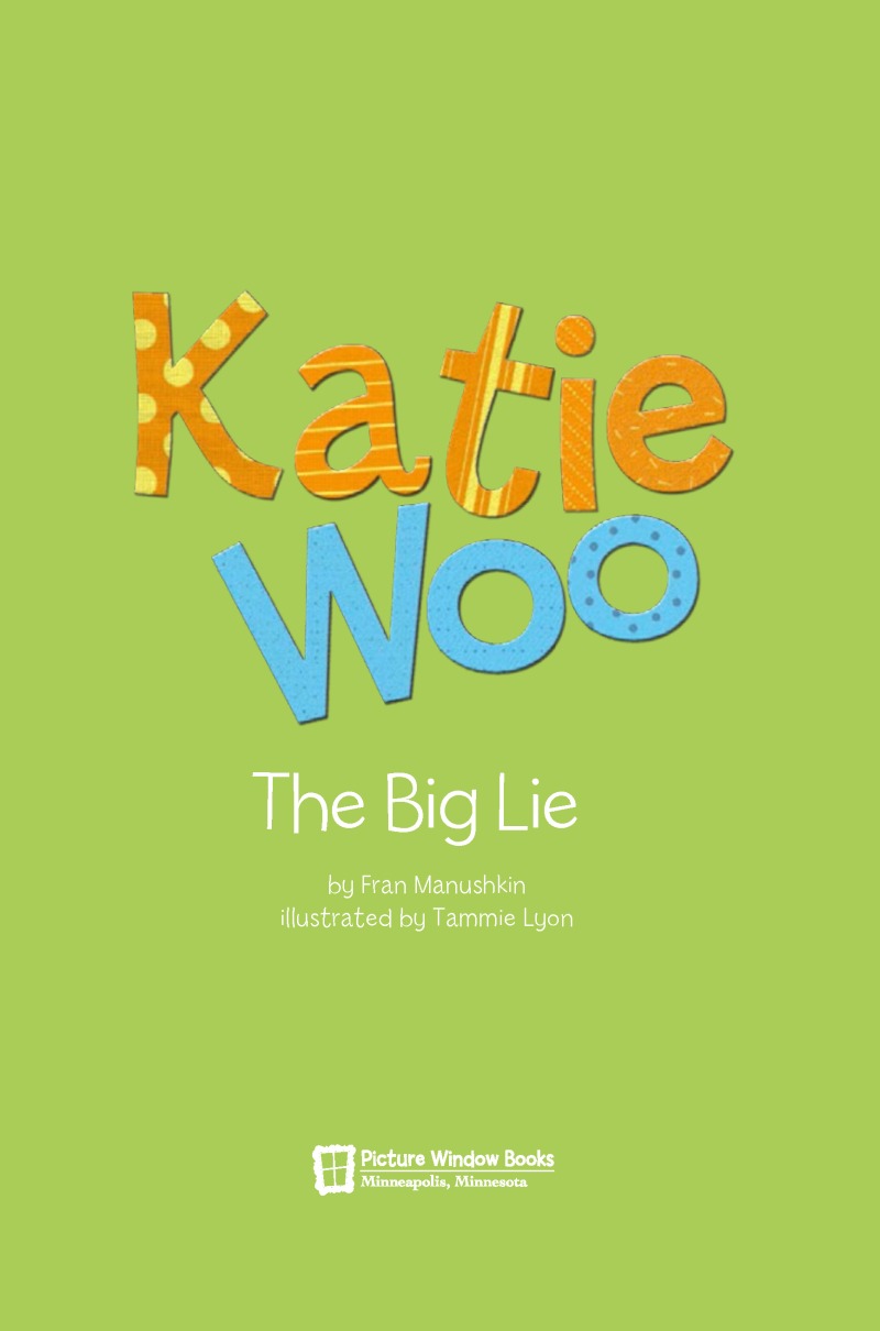 Katie Woo: The Big Lie book cover