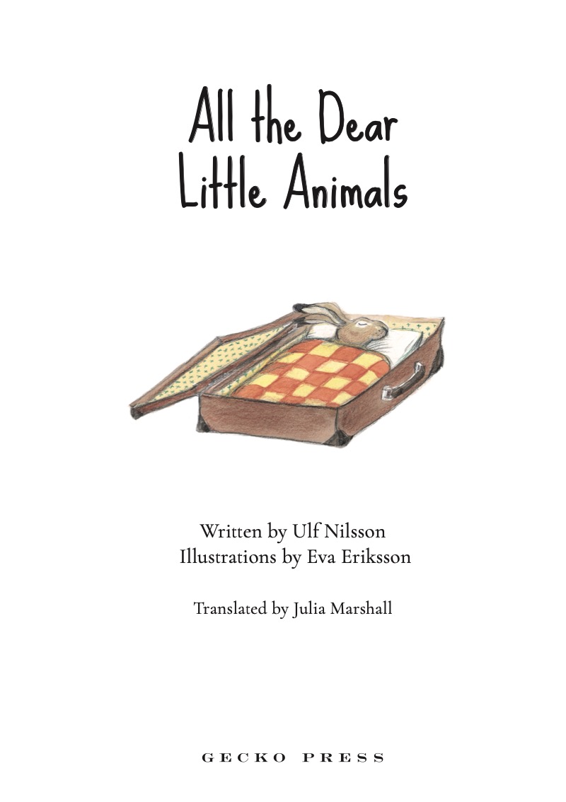 All the Dear Little Animals — page 1