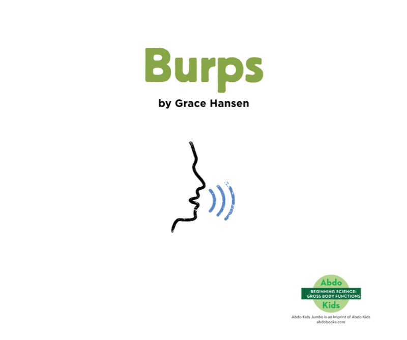 Gross Body Functions: Burps book cover