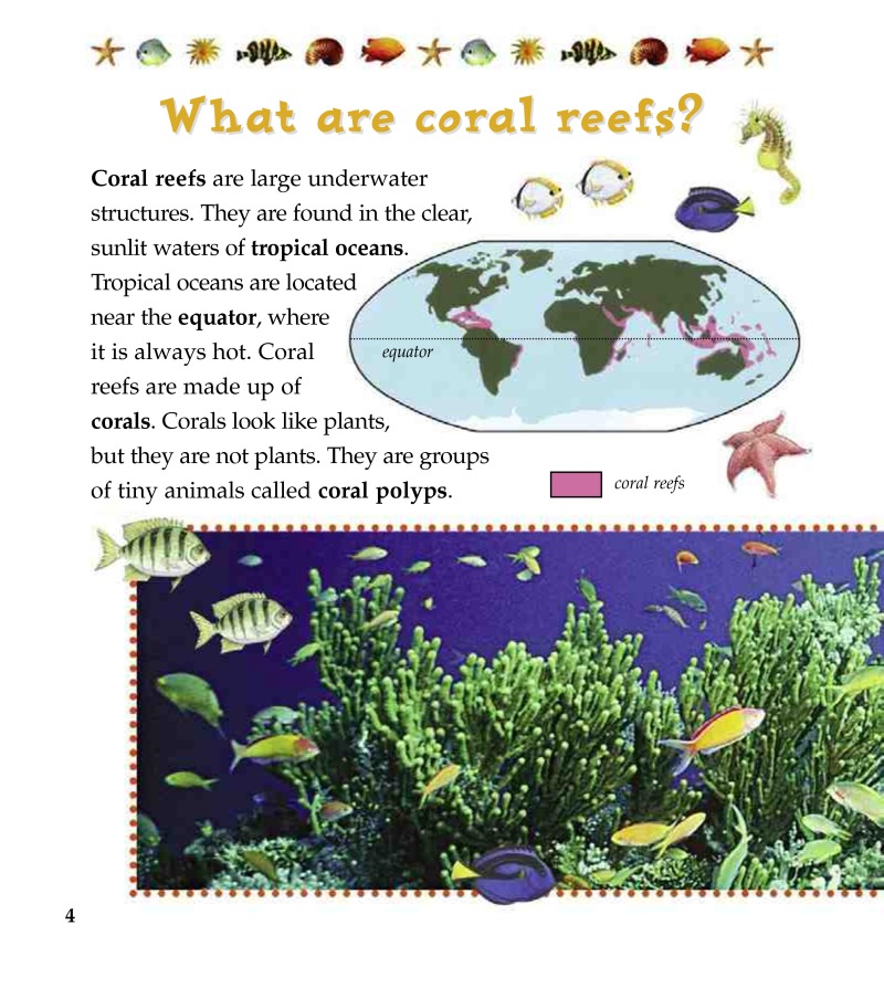 Coral Reef Food Chains — page 1