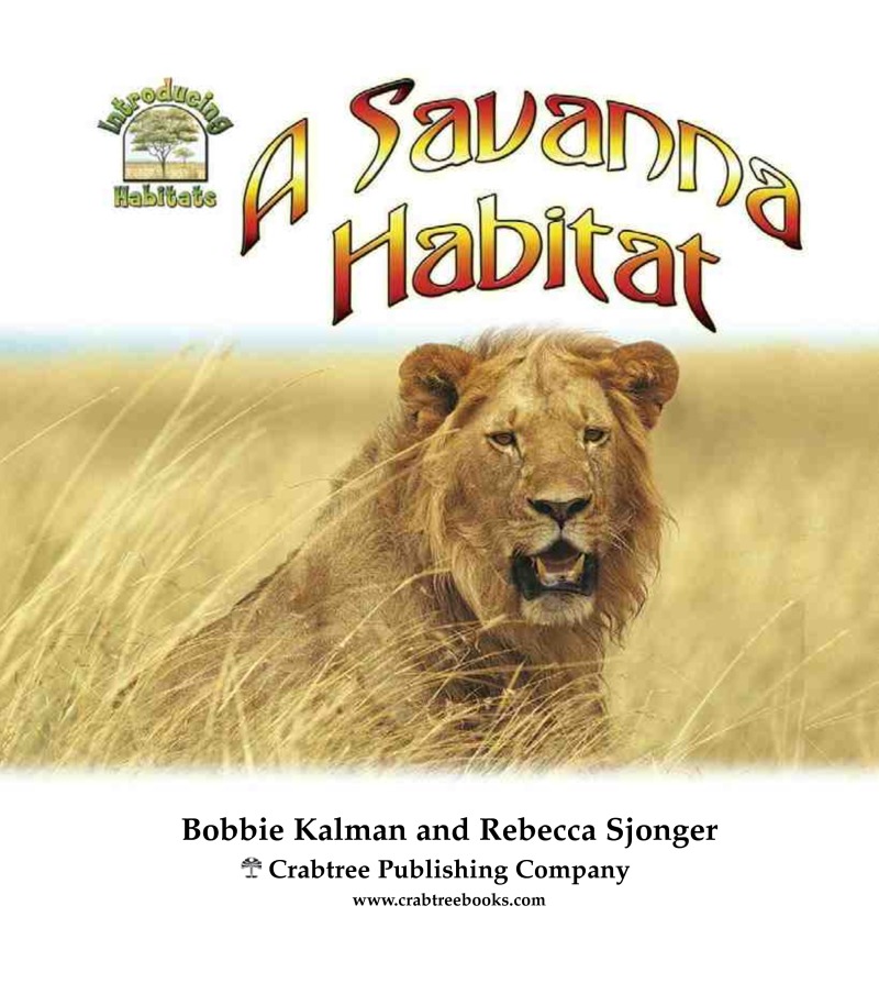 A Savanna Habitat book cover