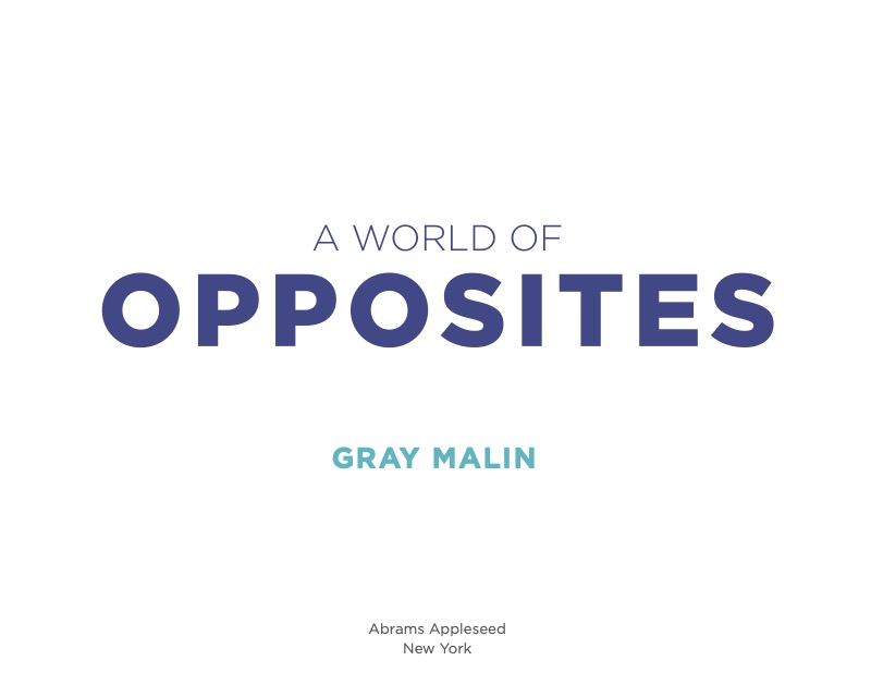 A World of Opposites book cover