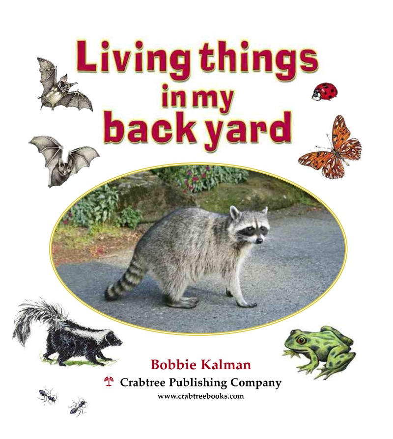 Living Things in my Backyard book cover