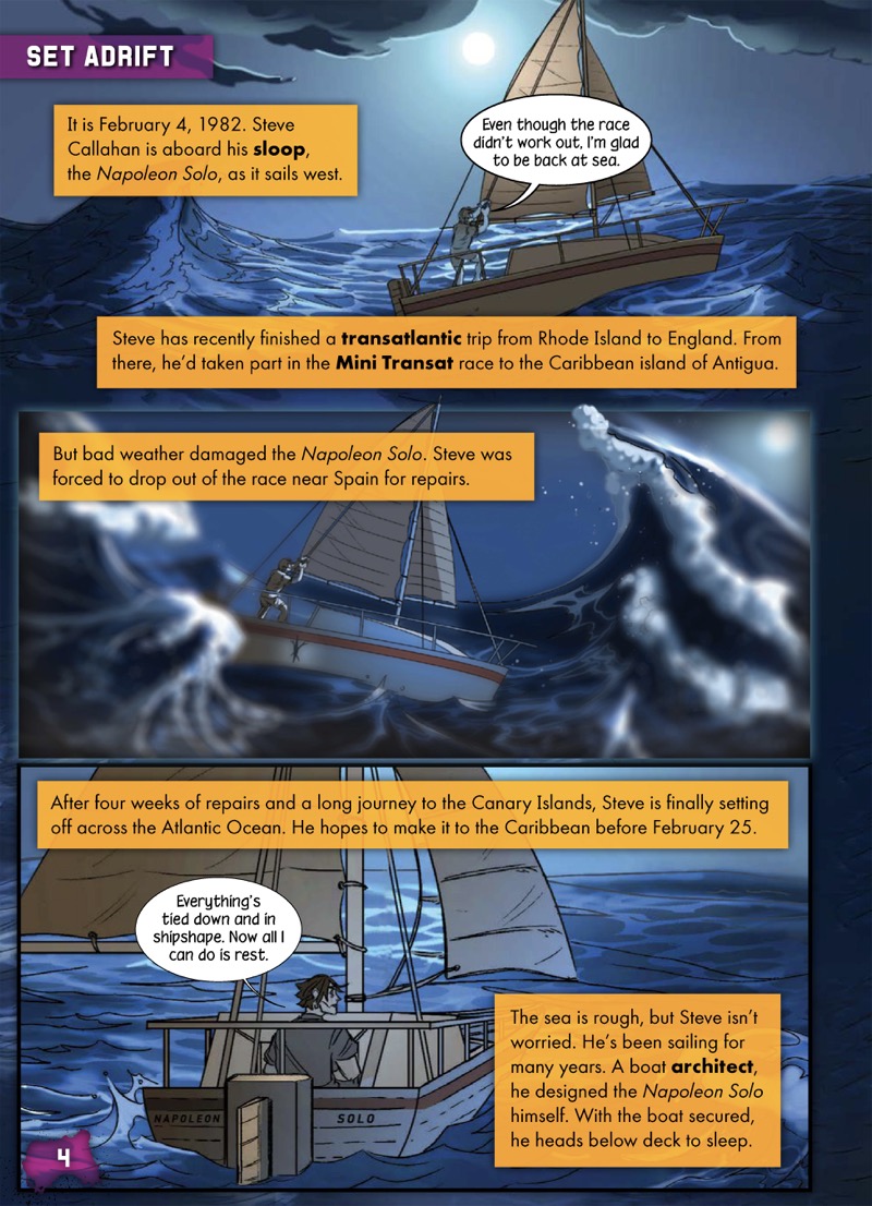 Stranded at Sea: Steve Callahan's Story — page 1