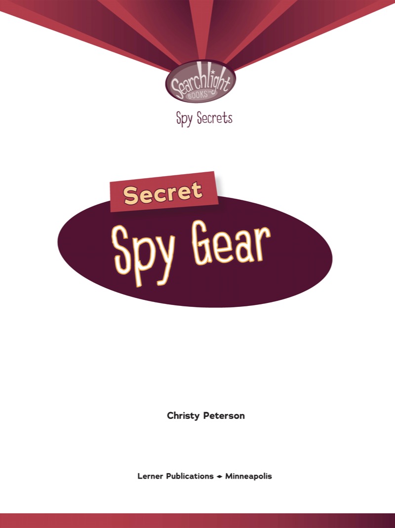 Spy Secrets: Spy Gear book cover