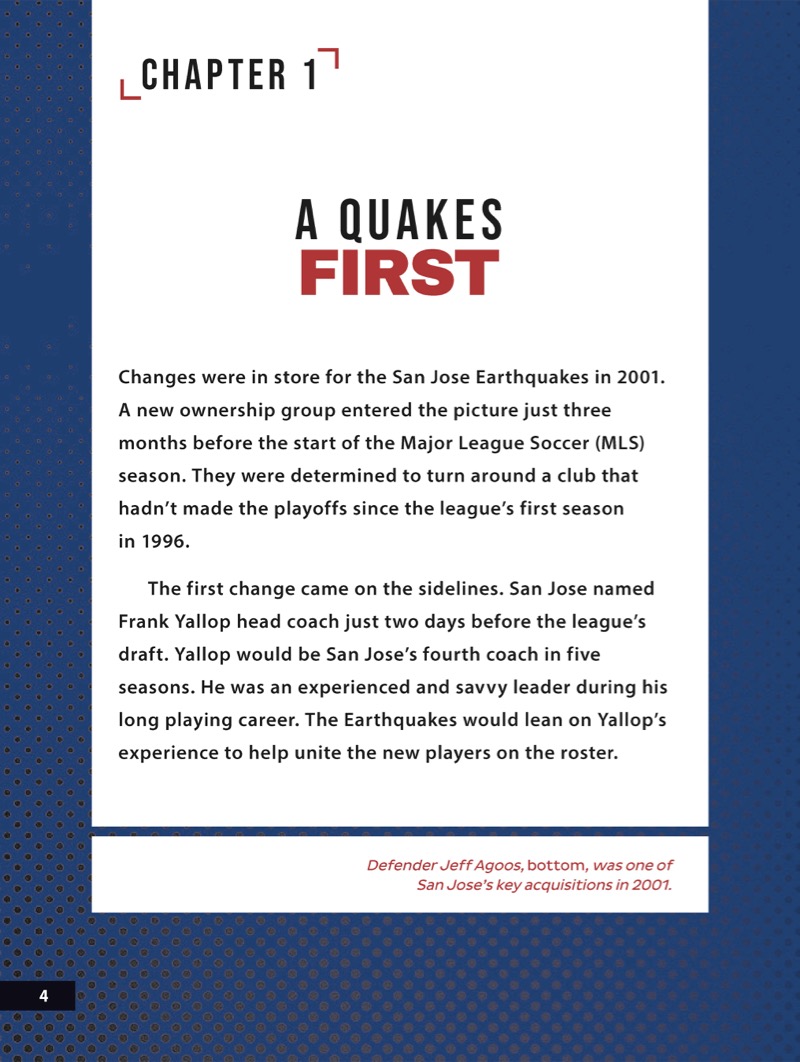 Inside MLS: San Jose Earthquakes — page 1