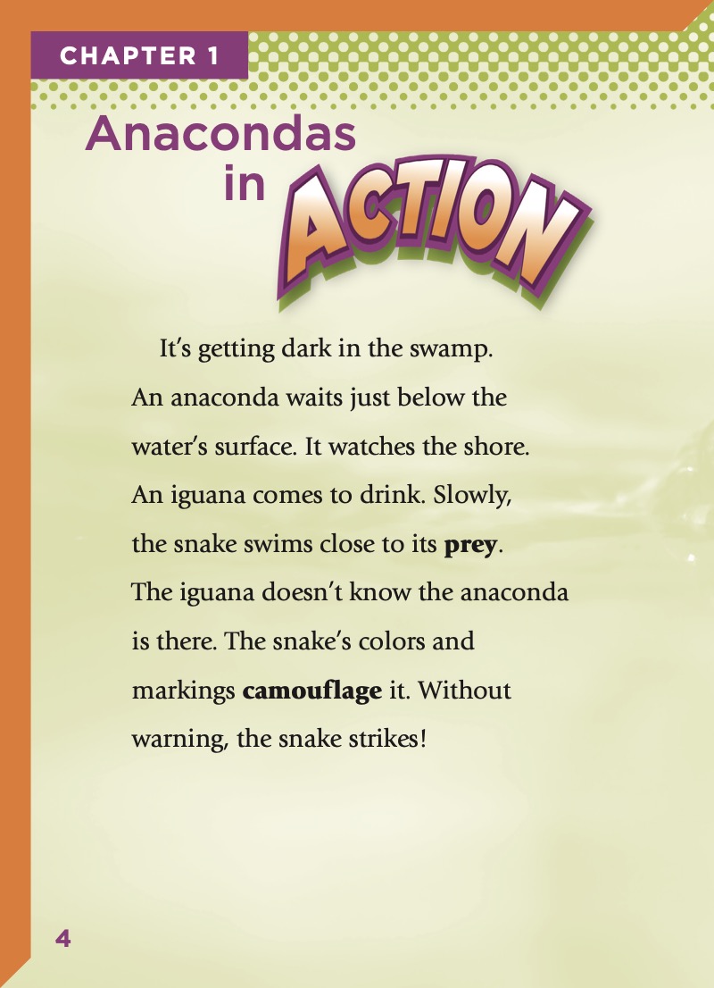 Slithering Snakes: Anacondas — page 1