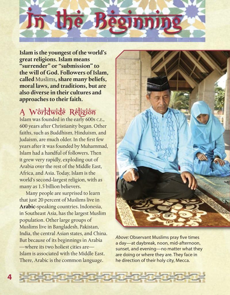 The Role of Religion In the Early Islamic World — page 1