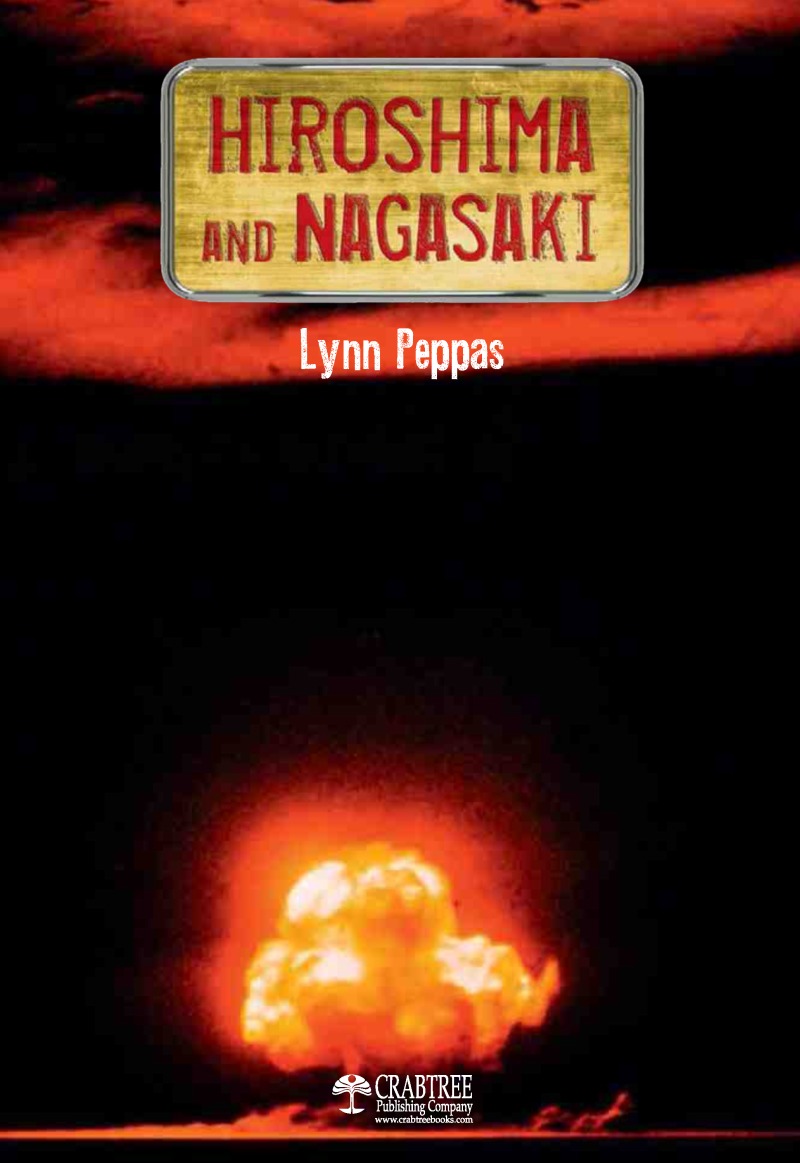 Hiroshima and Nagasaki book cover