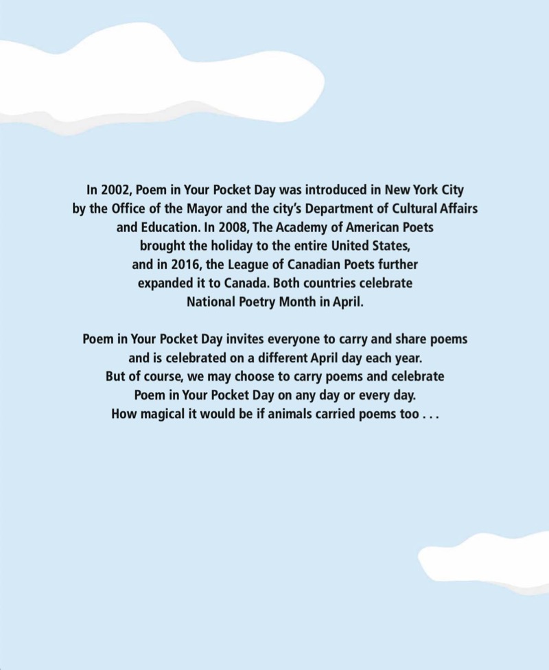If This Bird Had Pockets: A Poem In Your Pocket Day Celebration — page 1