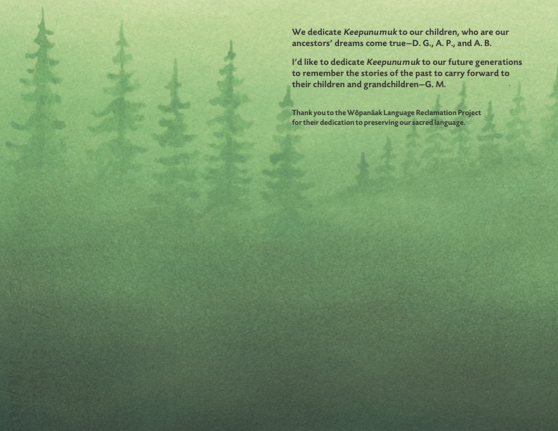 Keepunumuk: Weeâchumun's Thanksgiving Story — page 1