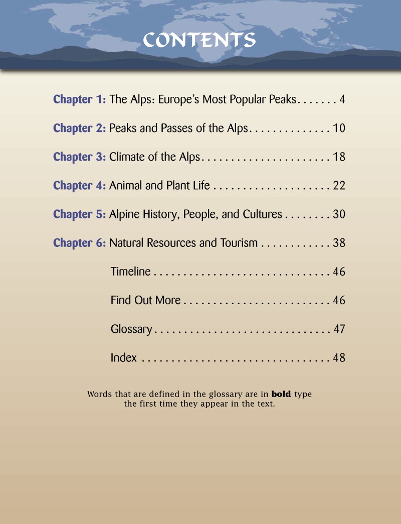 The Alps (Mountains Around the World) book cover
