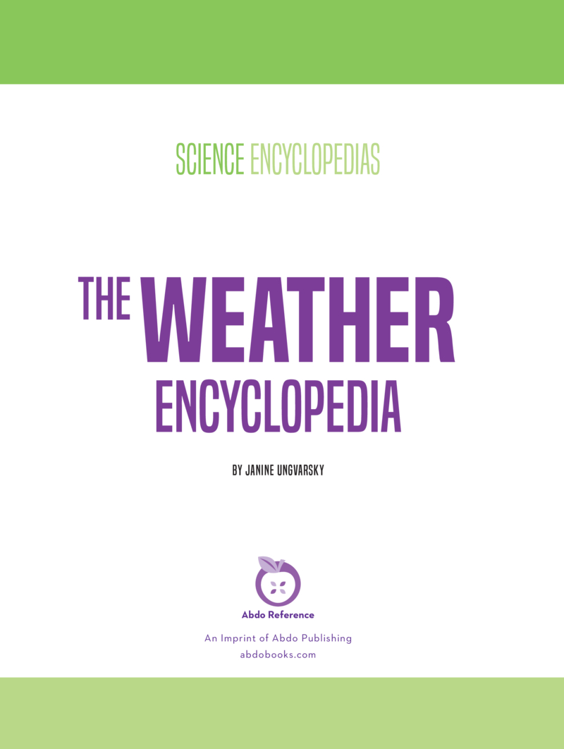 Science Encyclopedias: The Weather Encyclopedia book cover