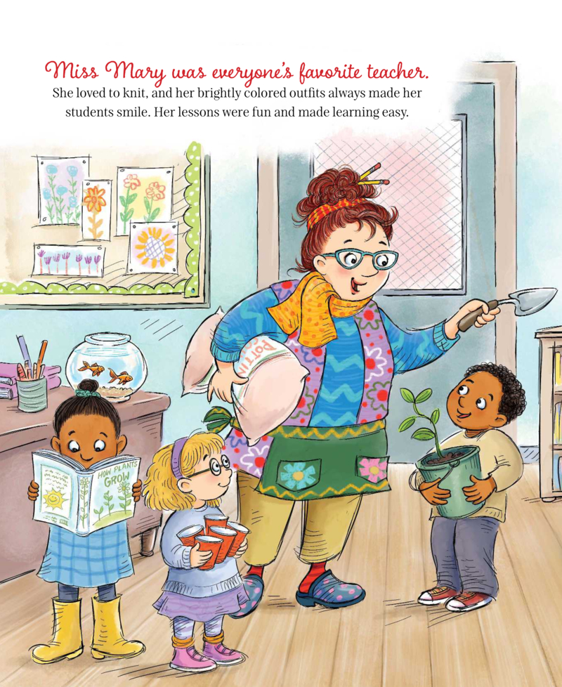 Miss Mary's Christmas Mittens — page 1