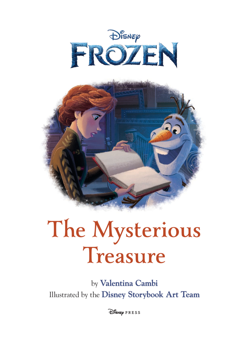 Frozen: The Mysterious Treasure book cover