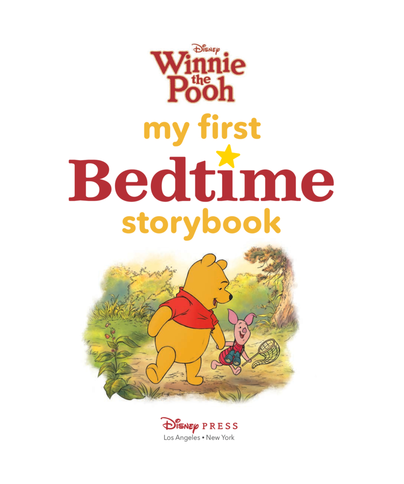 Winnie the Pooh My First Bedtime Storybook book cover