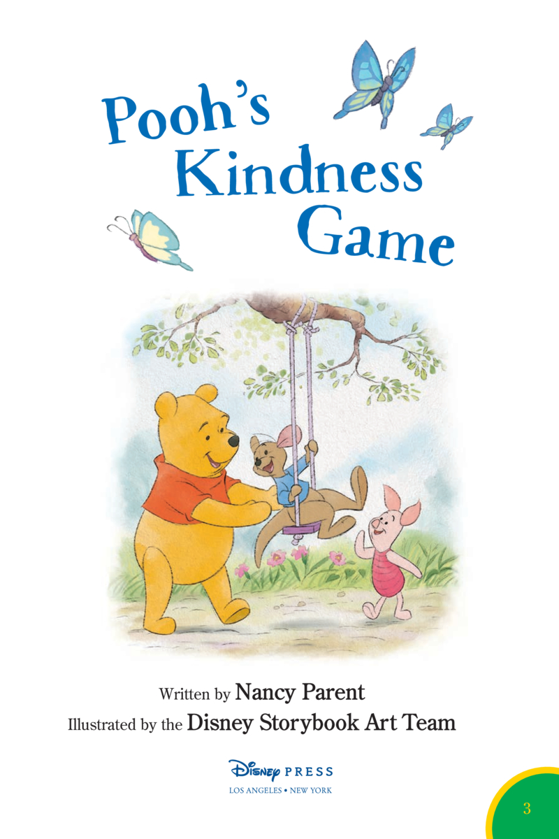 Pooh's Kindness Game book cover