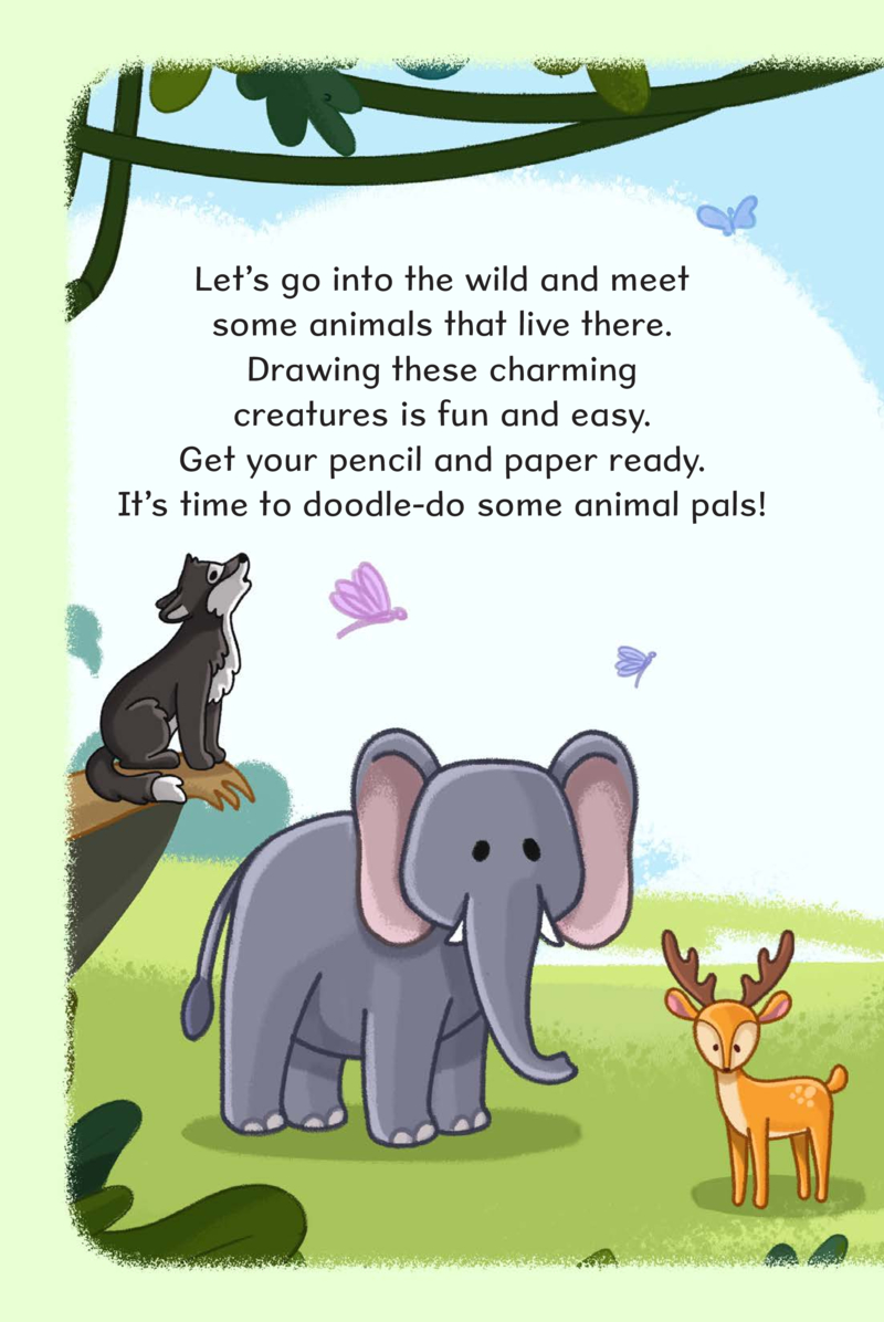 Draw Your Own: Wild Animals — page 1