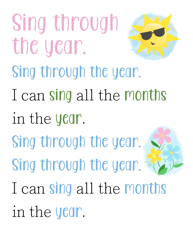 Sing Through The Year — page 1