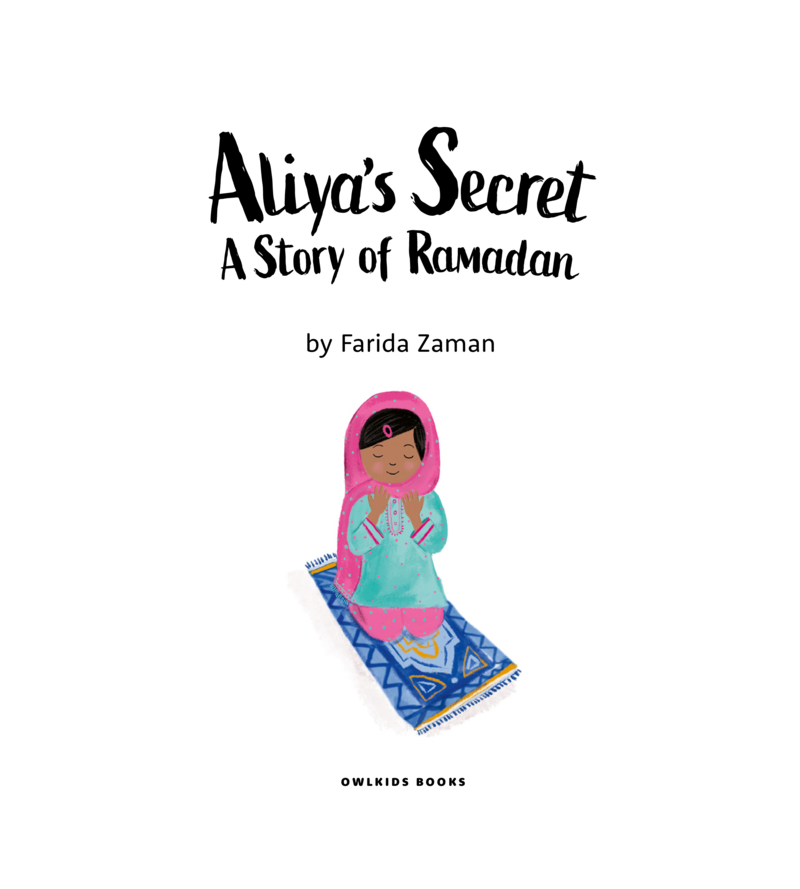 Aliya's Secret: A Story of Ramadan book cover