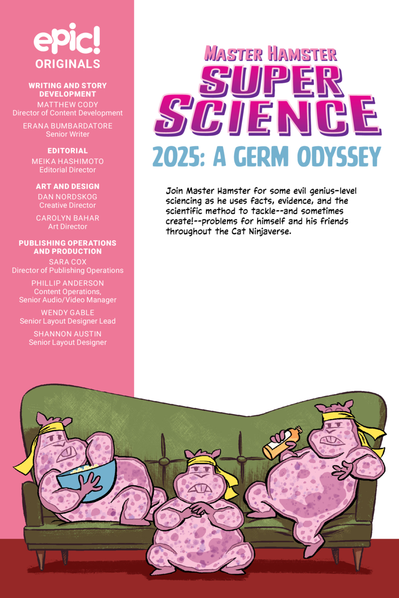Master Hamster Super Science: 2025: A Germ Odyssey — page 1