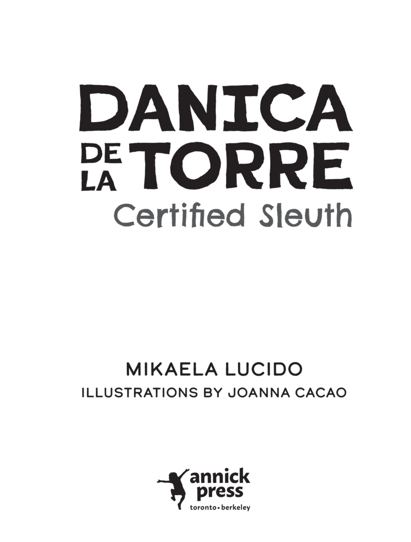 Danica de la Torre, Certified Sleuth book cover