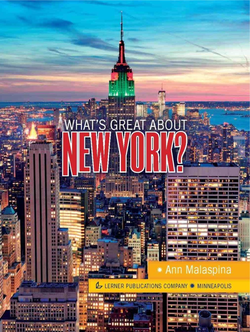 What's Great about New York? book cover