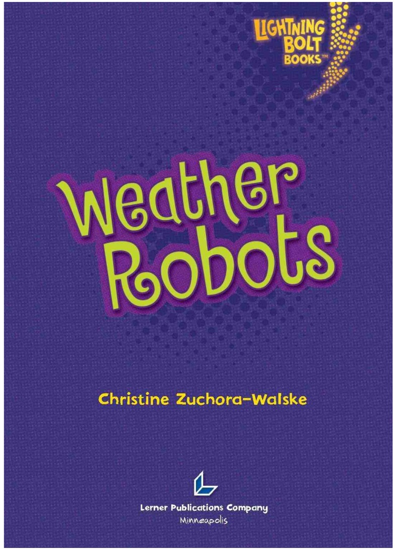 Weather Robots book cover